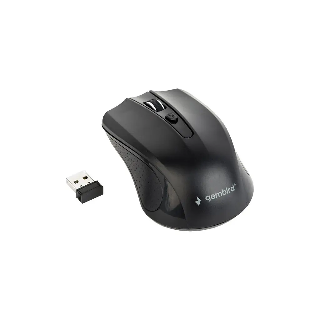 Мишка Gembird MUSW-4B-04-BS Black (MUSW-4B-04) - фото 2