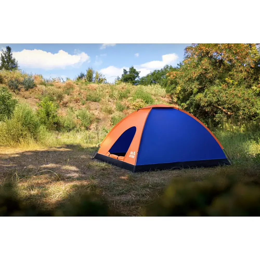 Палатка Skif Outdoor Adventure I 200x200 см Orange-Blue - фото 8