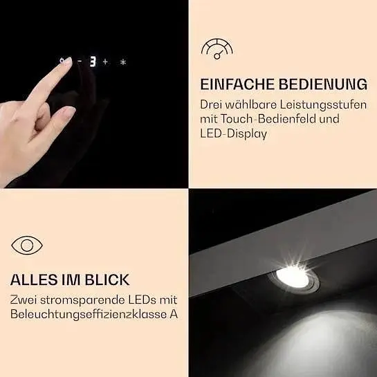 Вытяжка Klarstein Aurora Eco 90 (10039929) - фото 6