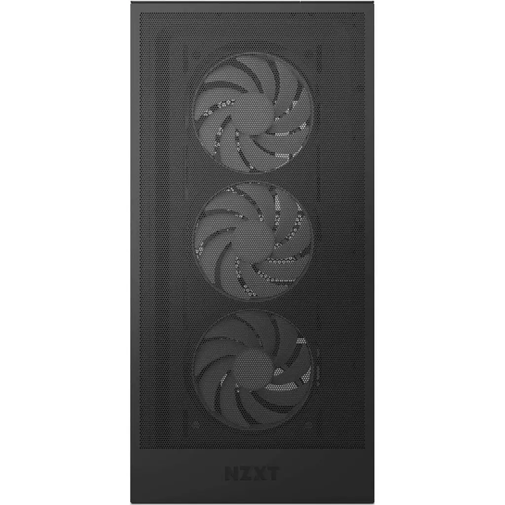 Корпус NZXT H5 Flow RGB без блока питания, черный (CC-H52FB-R1) без блока питания - фото 4