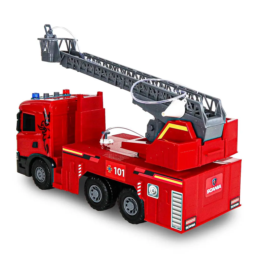 Автомодель серії "Super Big Truck" – ПОЖЕЖНА МАШИНА SCANIA (світло, звук, функ. води) TechnoDrive 5005KS - фото 8