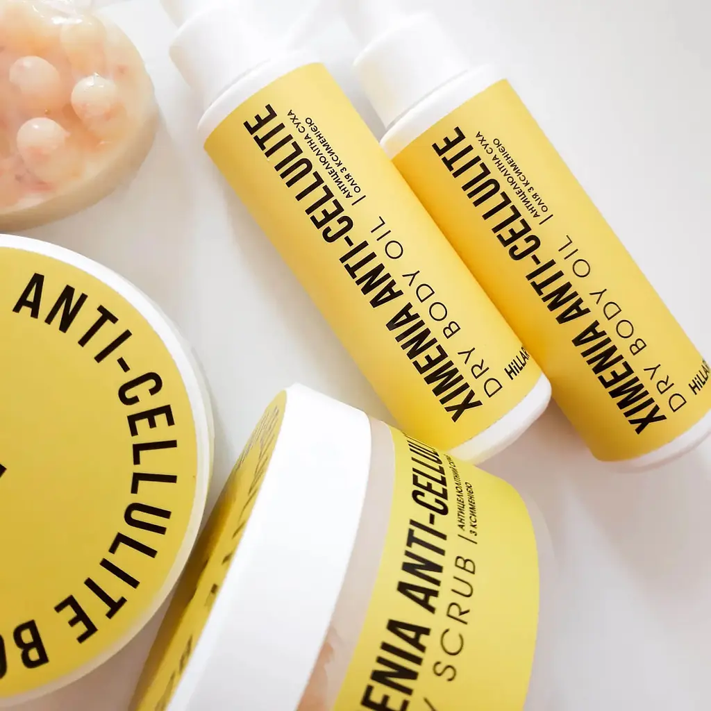 Антицеллюлитное сухое масло с ксименией Хimenia Anti-cellulite Dry Body Oil Hillary 250 мл - фото 4