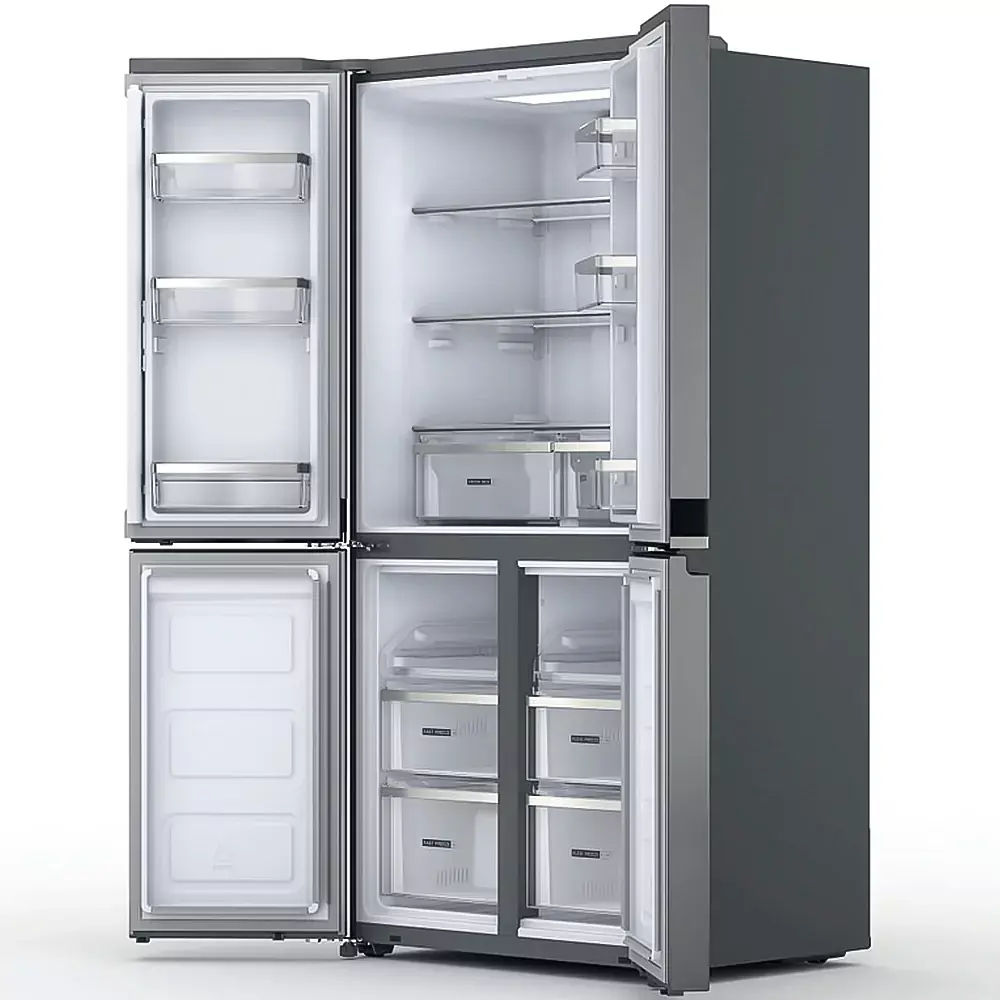 Холодильник Whirlpool многодверный 187.4x90.9х69.8 холодильное отделение 384 л морозильное отделение 207 л 4 двери А++ NF дисплей нержавеющая сталь (WQ9B3LEF) - фото 4