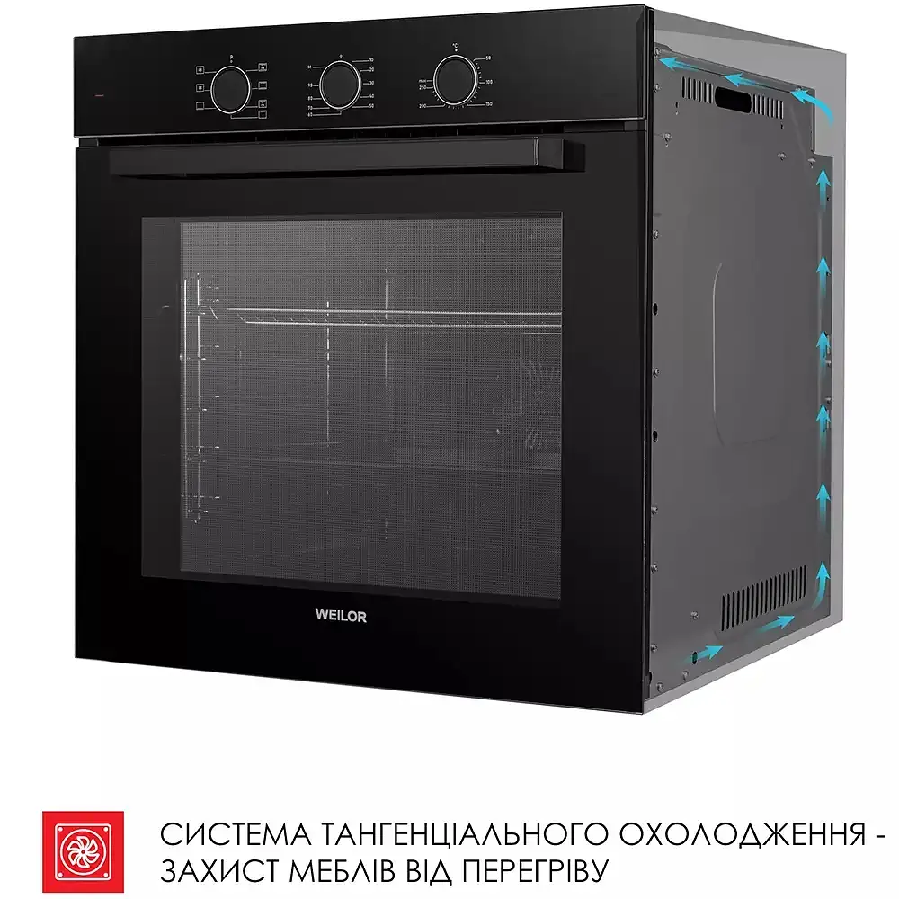 Духова шафа Weilor FPO6F70BK - фото 9