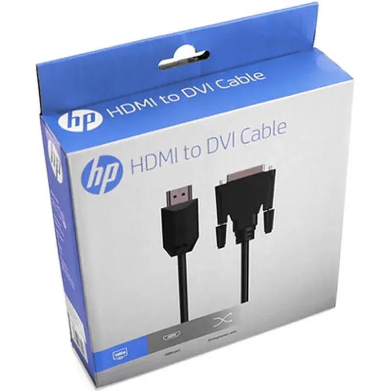 Кабель мультимедійний HDMI M to DVI M 3.0m 4K60Hz 24+1pin HP (DHC-HD05-03M) - фото 3