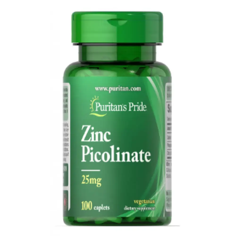 Цинк піколінат Zinc Picolinate 25 mg - 100 Caplets