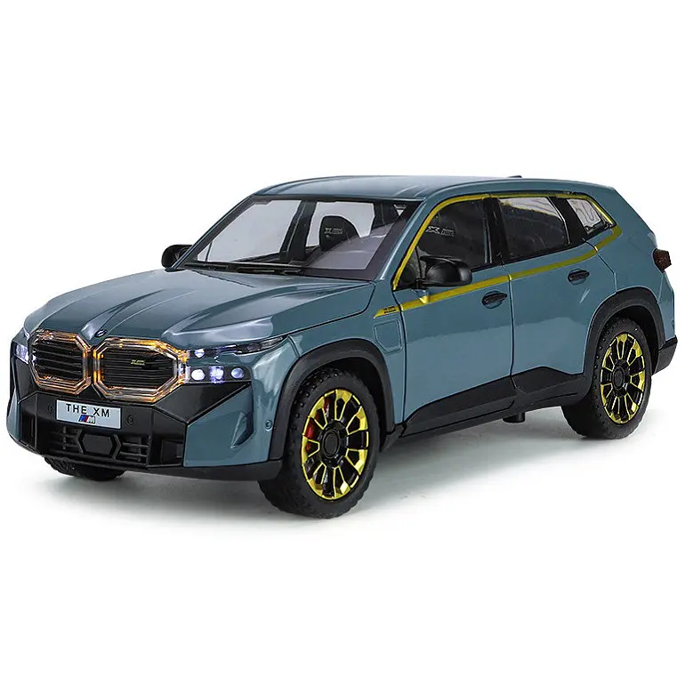 Колекційна металева модель автомобіля АвтоЕксперт BMW XM з інерцією, світлом та звуком 1:24 - фото 7