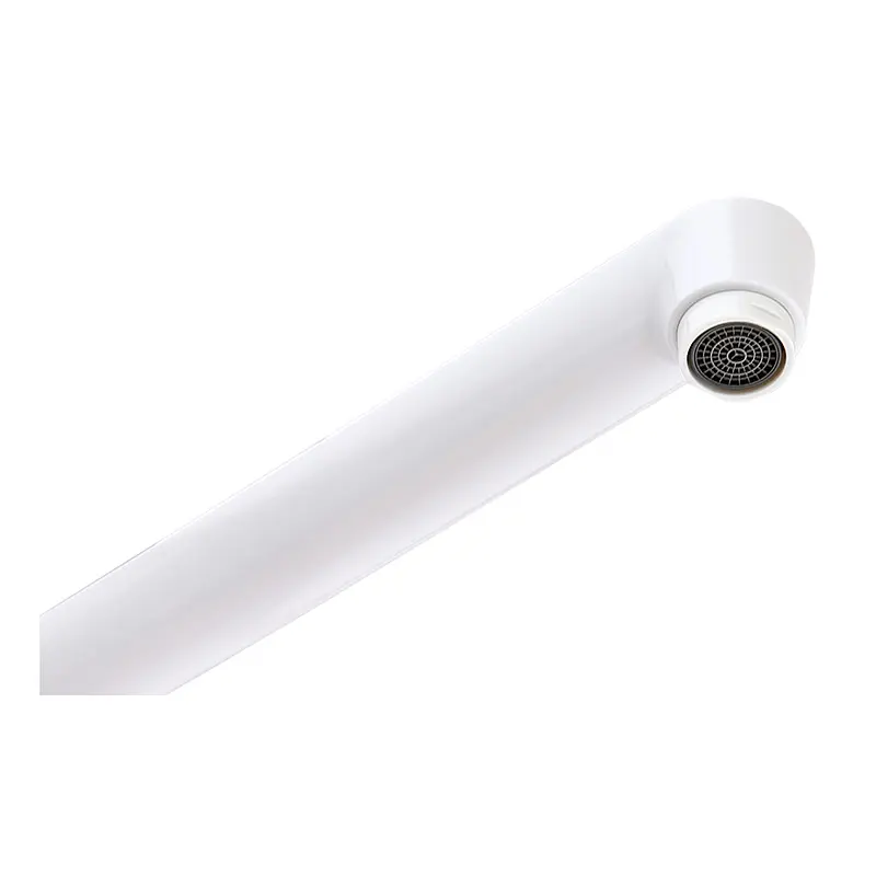 Смеситель для ванны Plamix Omega-140 Euro white PM0648 Белый - фото 2