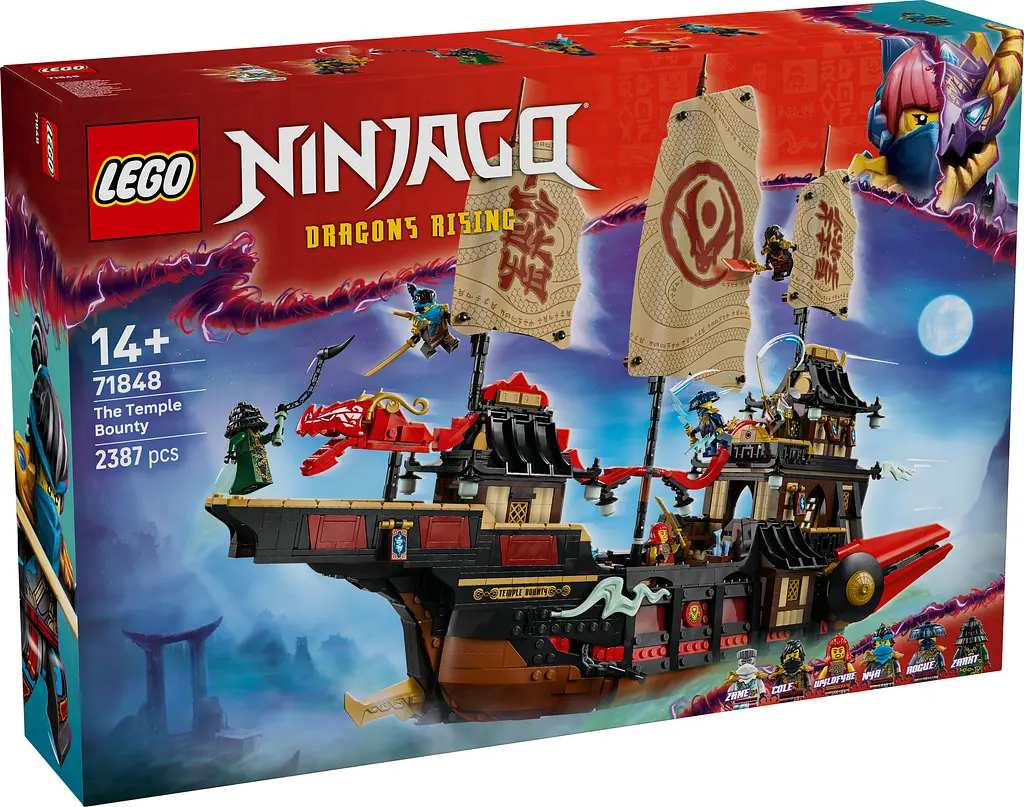 Конструктор LEGO Ninjago Щедрість храму 2387 деталей (71848) - фото 2