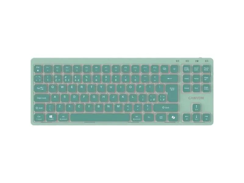 Клавіатура Canyon OnType 10 Green (CNS-HKB10GR)