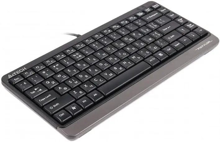 Клавіатура A4-Tech Fstyler Compact Size FK11 USB (Grey) - фото 2