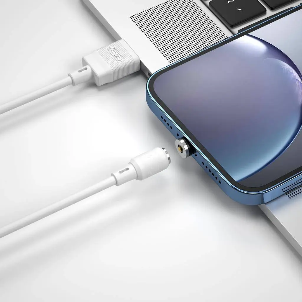 Кабель XO NB187 USB A - Lightning 2.1 A 1 м білий - фото 2
