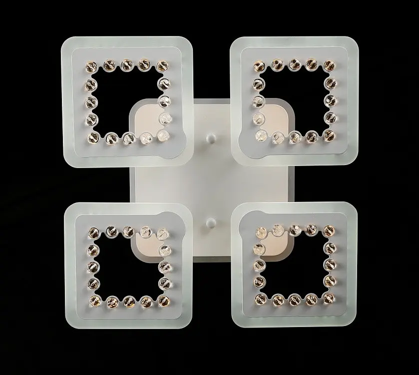 Люстра стельова LED Splendid Ray LK39870/4+1SMALL, 154W, білий, сучасний стиль з пультом та димером - фото 2