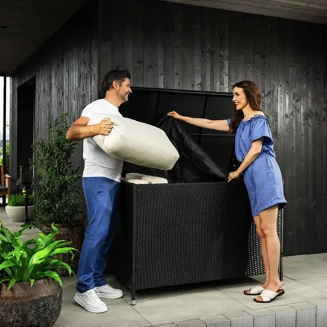 Скриня садова для зберігання Di Volio Varise 740 L чорний - фото 2