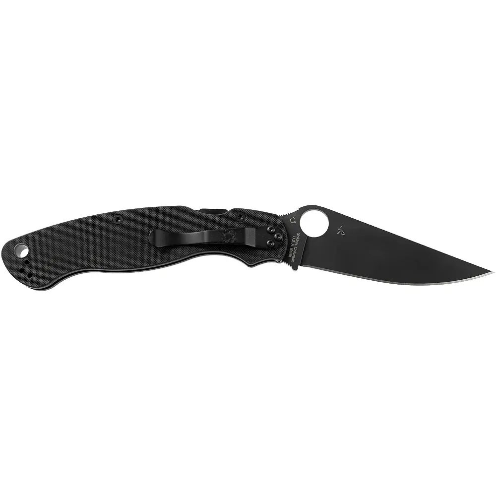 Ніж Spyderco Military 2 Black Blade - фото 2