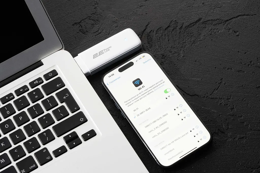 Мобільний маршрутизатор PowerLink (MiFi-1 2024) LTE, Wi-Fi6, 1xUSB, 1xCRC9 білий 2E teh0017255 - фото 10