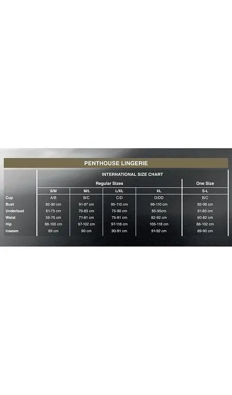 Сукня в підлогу з люрексовою ниткою та стрінгами Penthouse Love on Fire Black, M/L, чорний - фото 4
