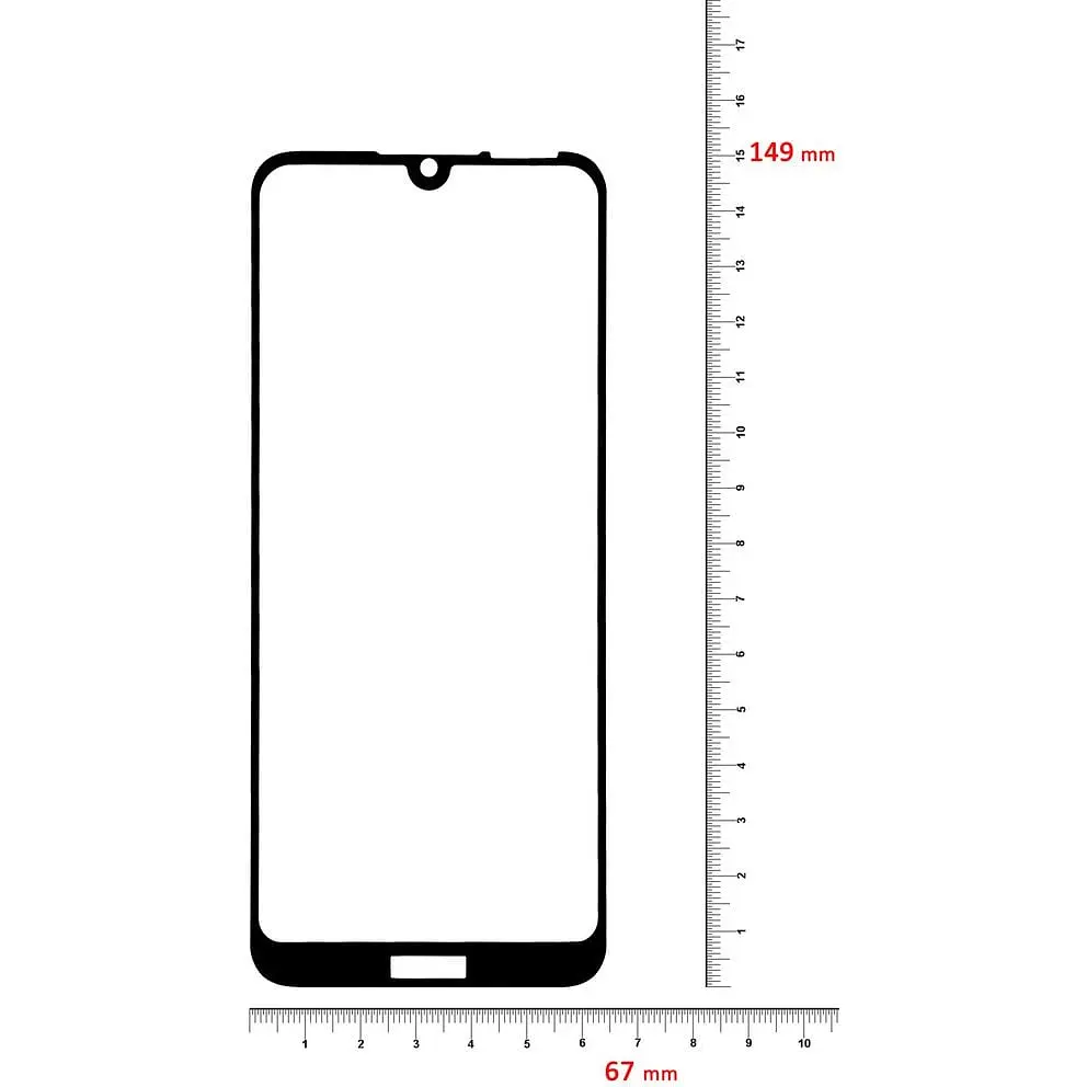 Захисне скло BeCover для Honor 8A / 8A Prime Black (703670) - фото 3