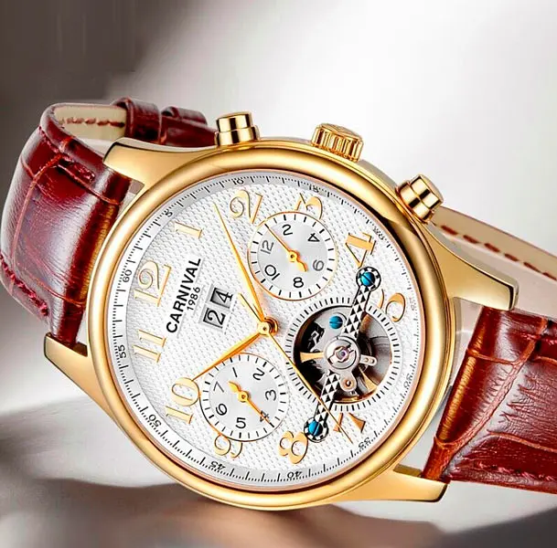 Годинник Carnival Swiss Brown - фото 3