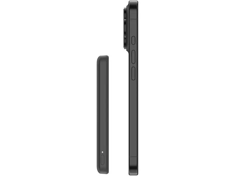 Зовнішній акумулятор (Power Bank) Belkin BoostCharge Slim Magnetic 5000mAh 15W Black (BPD010HQBK) - фото 6