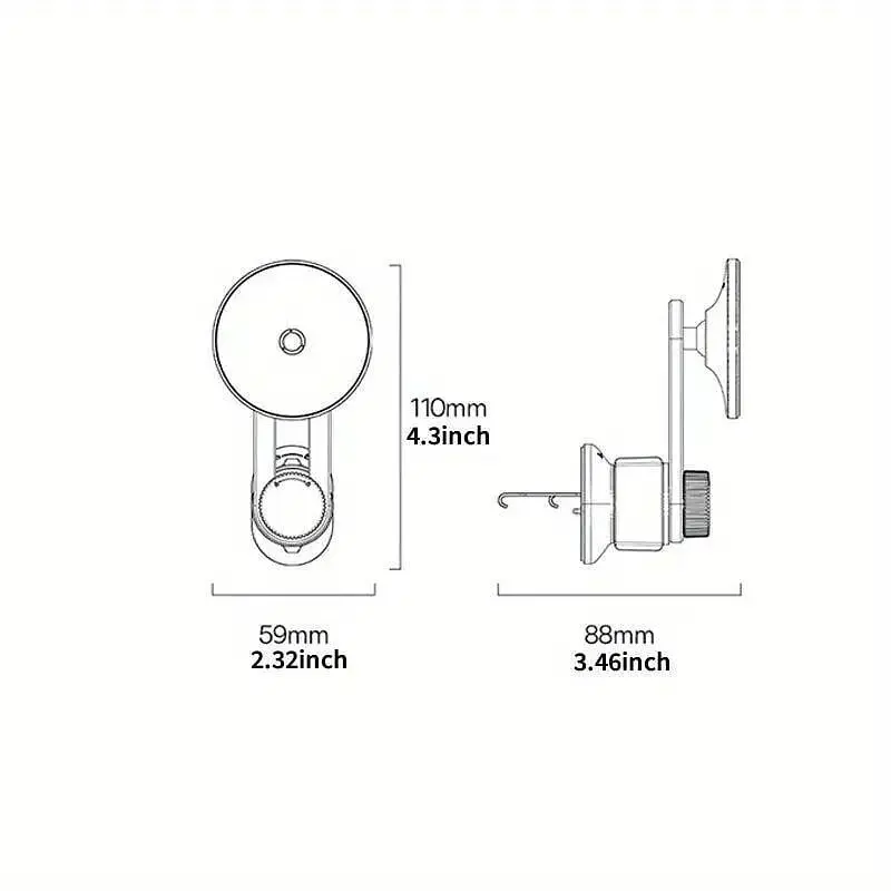 Автотримач Baseus MagPro Series Magnetic Car Mount C40161200121-00 чорний - фото 8