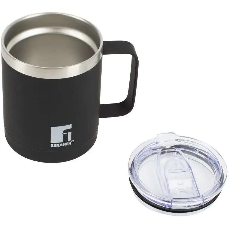 Термокружка Bergner Coffee & Tea Lovers 350 мл (BG-37788-BK) - фото 3