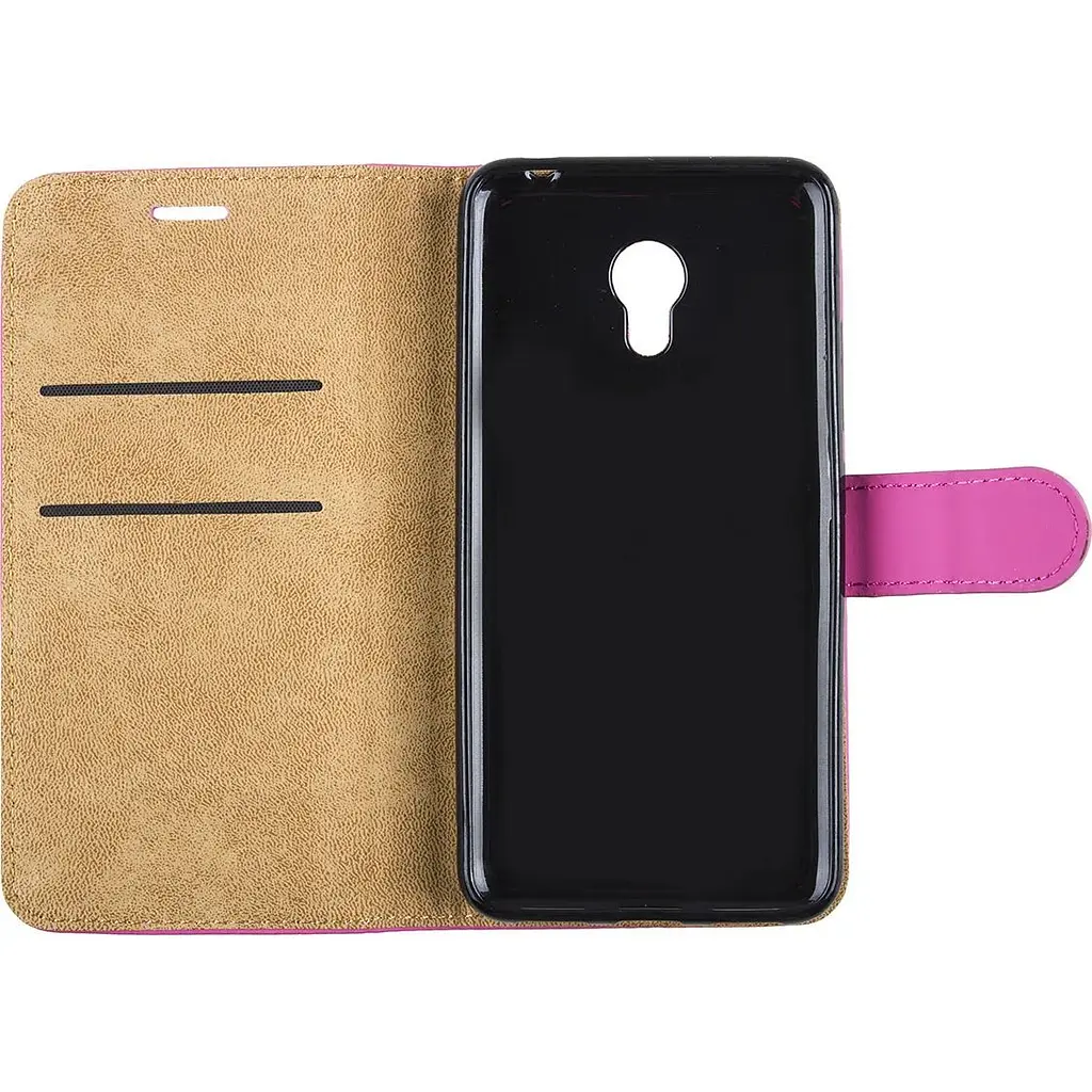 Чохол-книжка Toto Book Cover Classic Meizu M3S Pink - фото 3