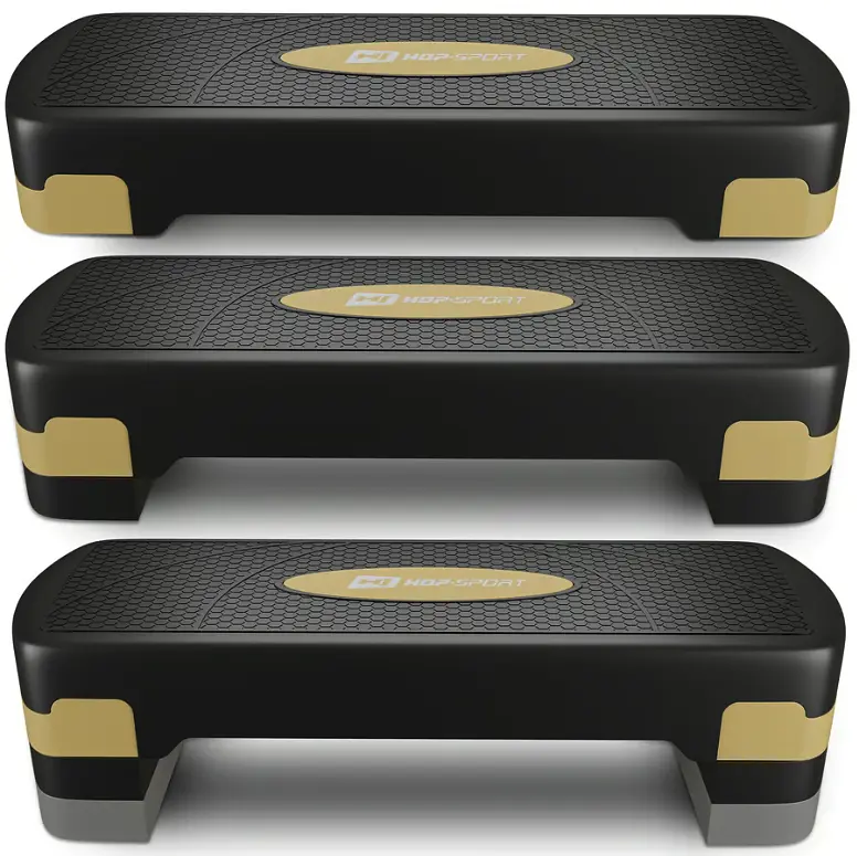 Степ платформа Hop-Sport HS-PP033AS чорно-золота - фото 12