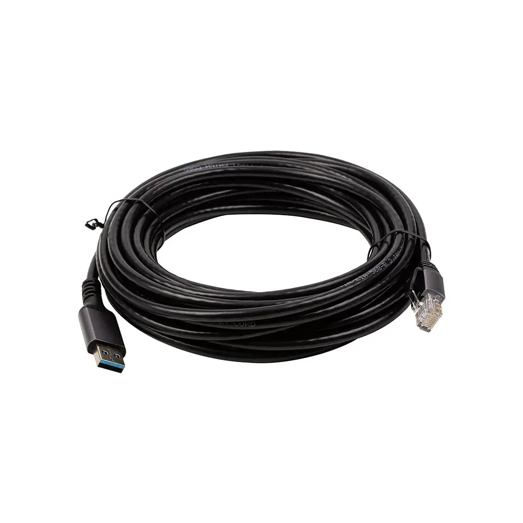 Дата кабель USB AM to RJ45 Ethernet 7.5m CAT6 UTP PowerPlant (CA915019) - фото 2