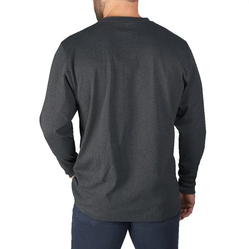 Футболка MILWAUKEE WTLSG-XL, з кишенею та довгим рукавом, сіра, (розмір XL) - фото 2