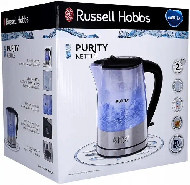 Электрочайник Russell Hobbs 22850-70 (6316174) - фото 2
