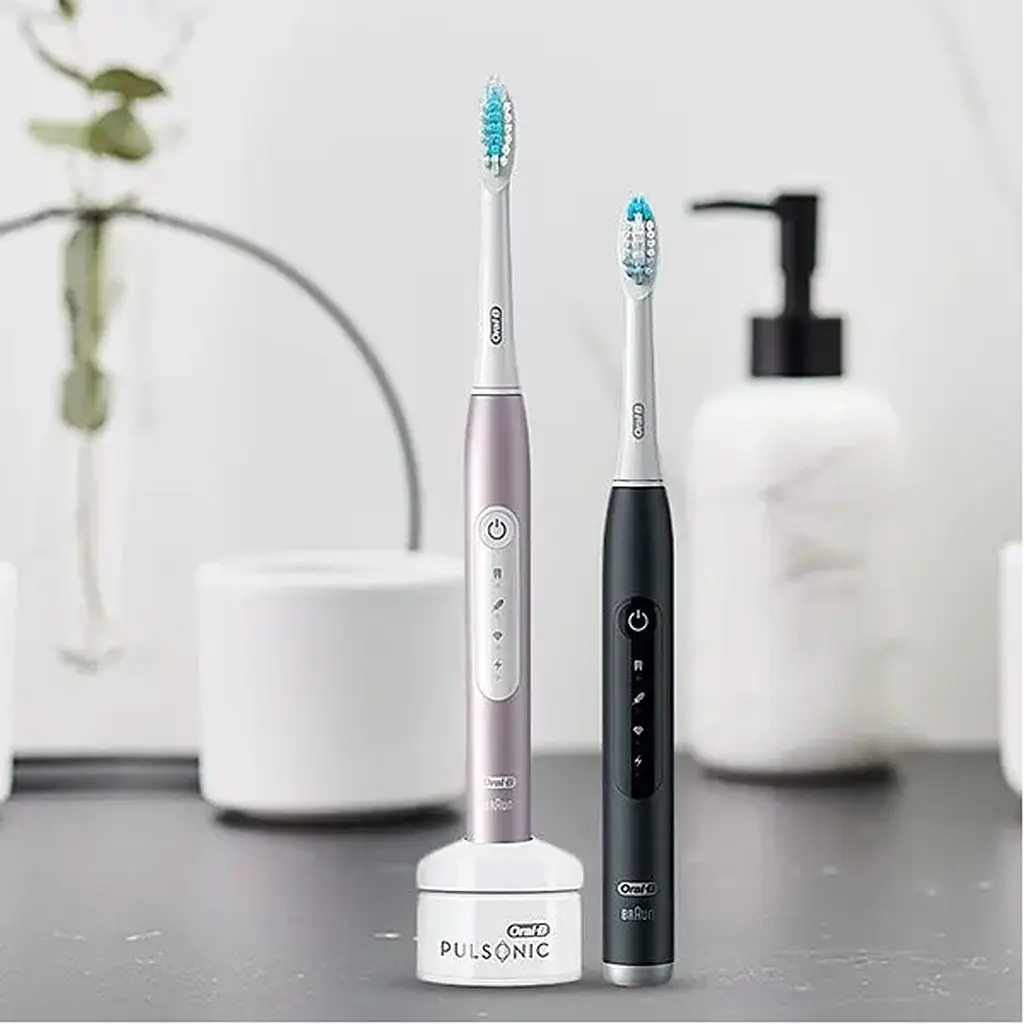 Електрична зубна щітка Oral-B Pulsonic Slim Luxe 4900 Rose Gold + Matte Black [136403] - фото 5