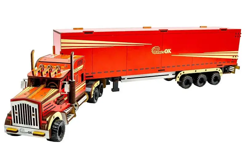 Конструктор Puz-00952 "Wood Truck", дерев'яний PuzzleOk - фото 8