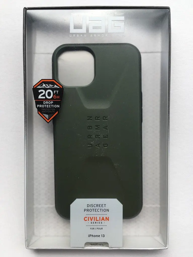 Оригінальний протиударний чохол UAG Civilian для iPhone 13/14 Olive Drab (11317D117272) - фото 2