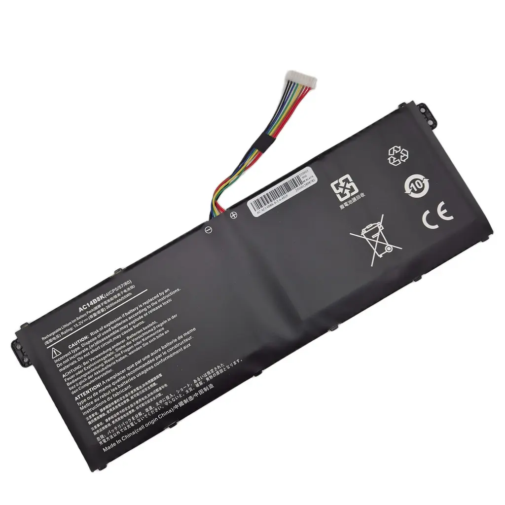 Акумулятор AC14B8K для Acer Predator Helios 300 PH315-51 PH315-52 G3-572 G3-571 Nitro 5 AN515-51 AN515-52 AN515-53 15.2V 3600 mAh 55Wh - фото 2