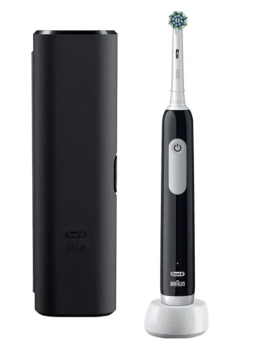 Зубна електрощітка Braun Oral-B Pro1 D305.513.3X CrossAction Black - фото 2