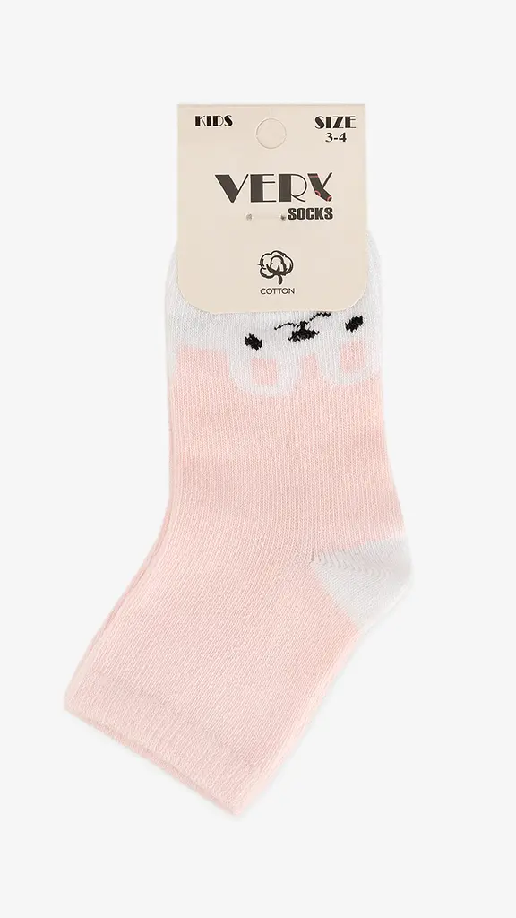 Шкарпетки для дівчинки Very Socks Зайчик 80-92 см Рожевий (2000999236501) - фото 4