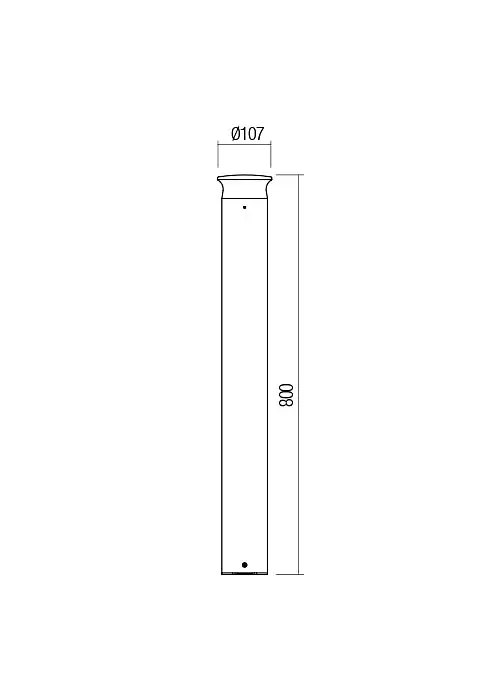 Стовпчик ALGON ST LED SMD 6W IP65 DG RGB+WW TUYA (4.1.2) Redo 90150 - фото 2