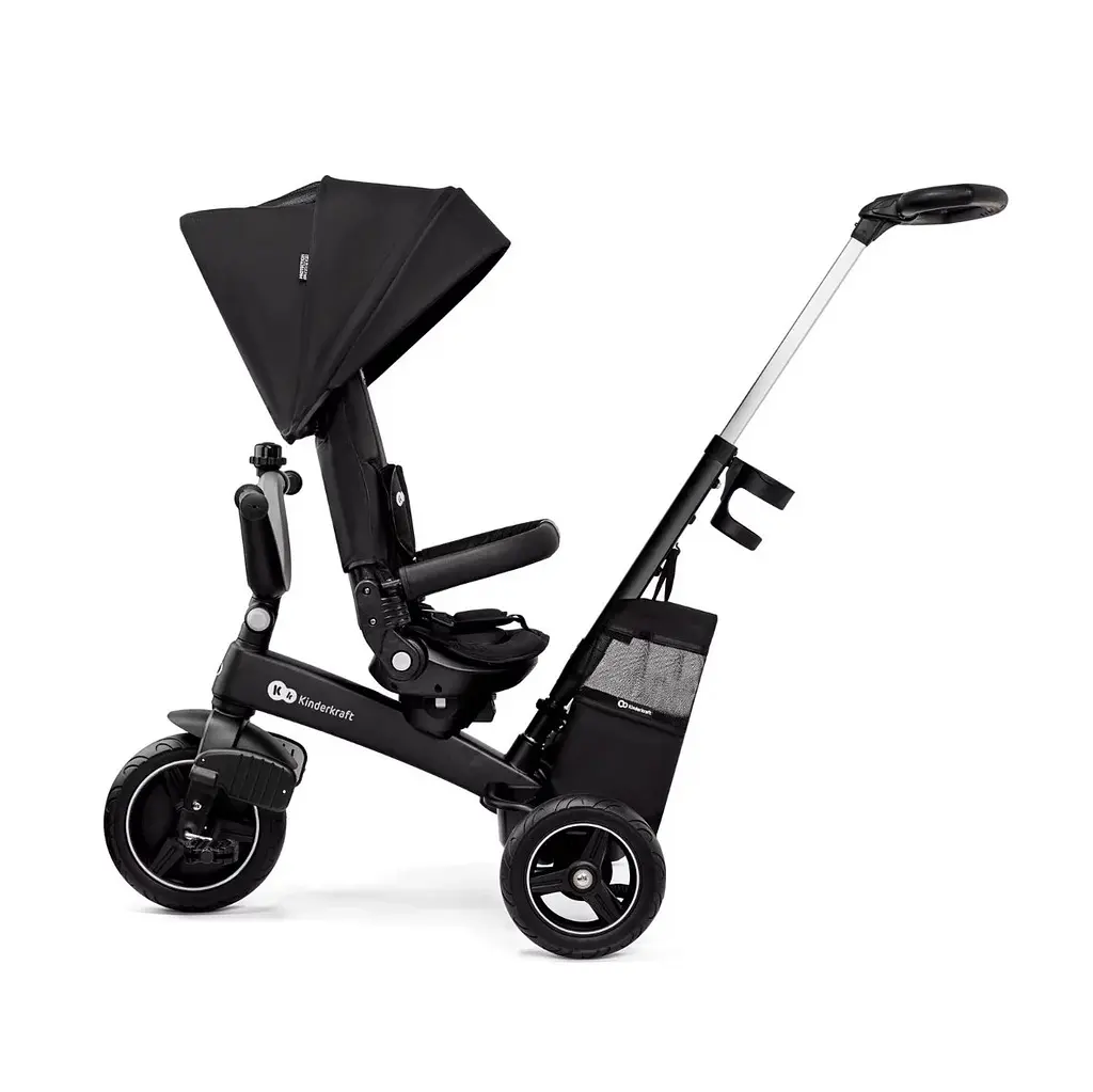 Велосипед трехколесный KiderKraft Easywist Black - фото 2