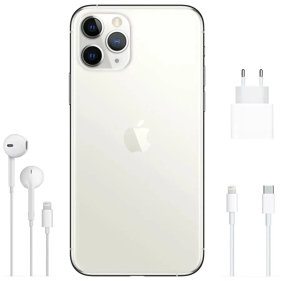 Смартфон iPhone 11 Pro 64GB Model A2215 Grade A Seller Refurbished Silver - фото 5