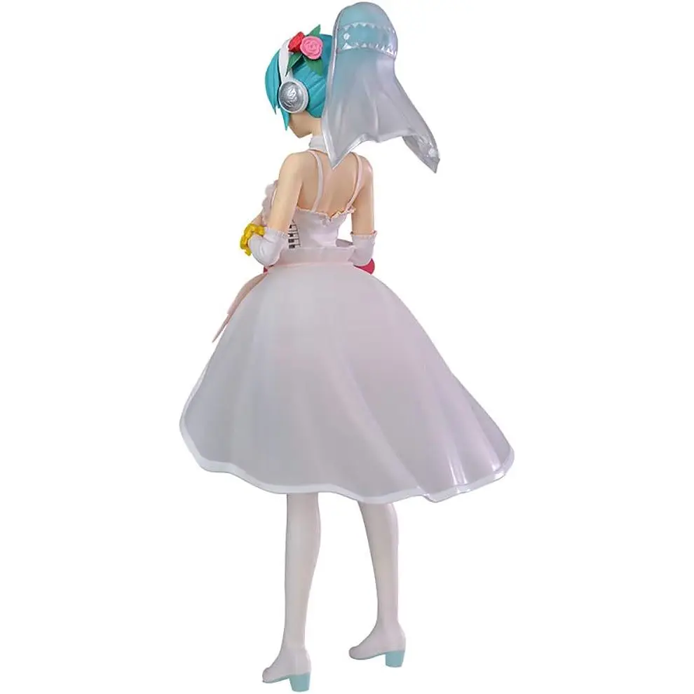 Фігурка Sega Вокалоїд Хацуне Міку Vocaloid Hatsune Miku White Dress 23 см S V HM WD 23 - фото 2