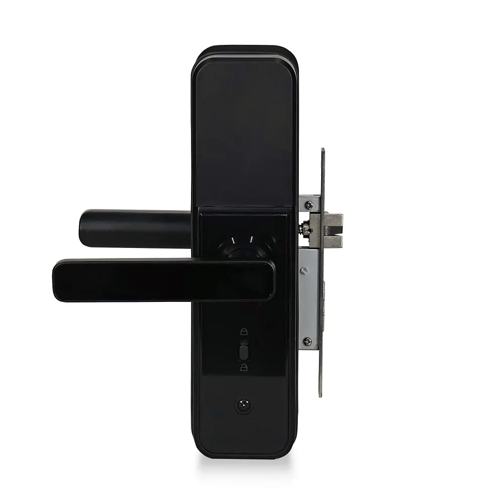 Замок біометричний автономний Trinix TRL-5303BTF Black з Bluetooth, зчитувачем відбитків пальців і карт Mifare (65-00061) - фото 4