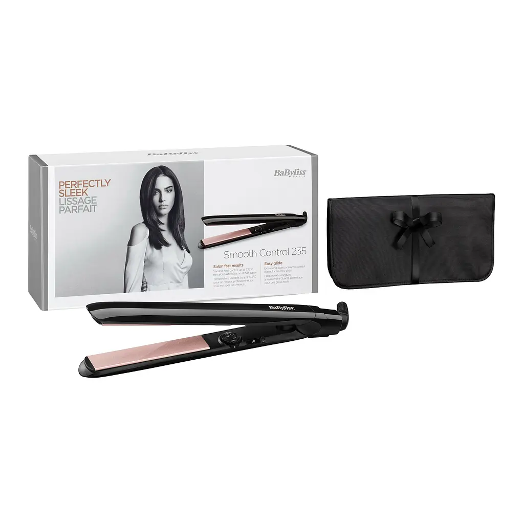 Випрямляч BaByliss Babyliss Smooth Control, 49 Вт, температурних режимів 13, 170-235C, кераміка, чорний - фото 3