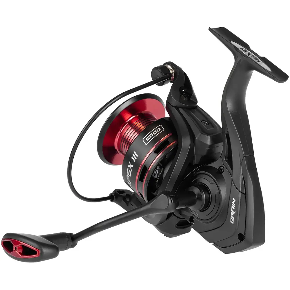 Котушка Brain Apex III Feeder 6000 5+1BB 4.9:1 Black - фото 2