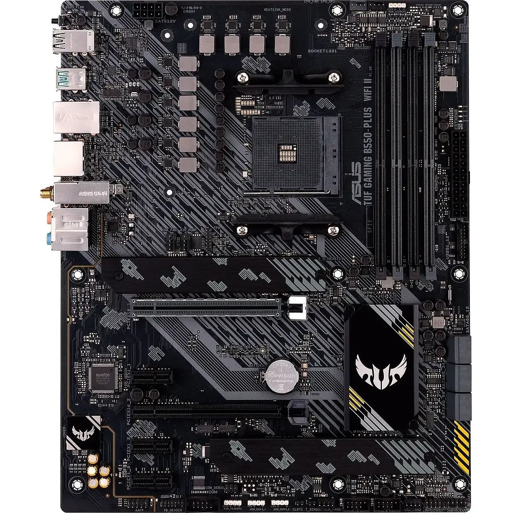 Материнская плата Asus TUF Gaming B550-PLUS WIFI II sAM4 B550 4xDDR4 M.2 HDMI DP Wi-Fi BT ATX - фото 2