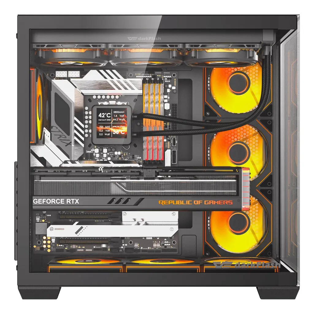 Корпус для ПК DARKFLASH C280 BLACK - фото 4
