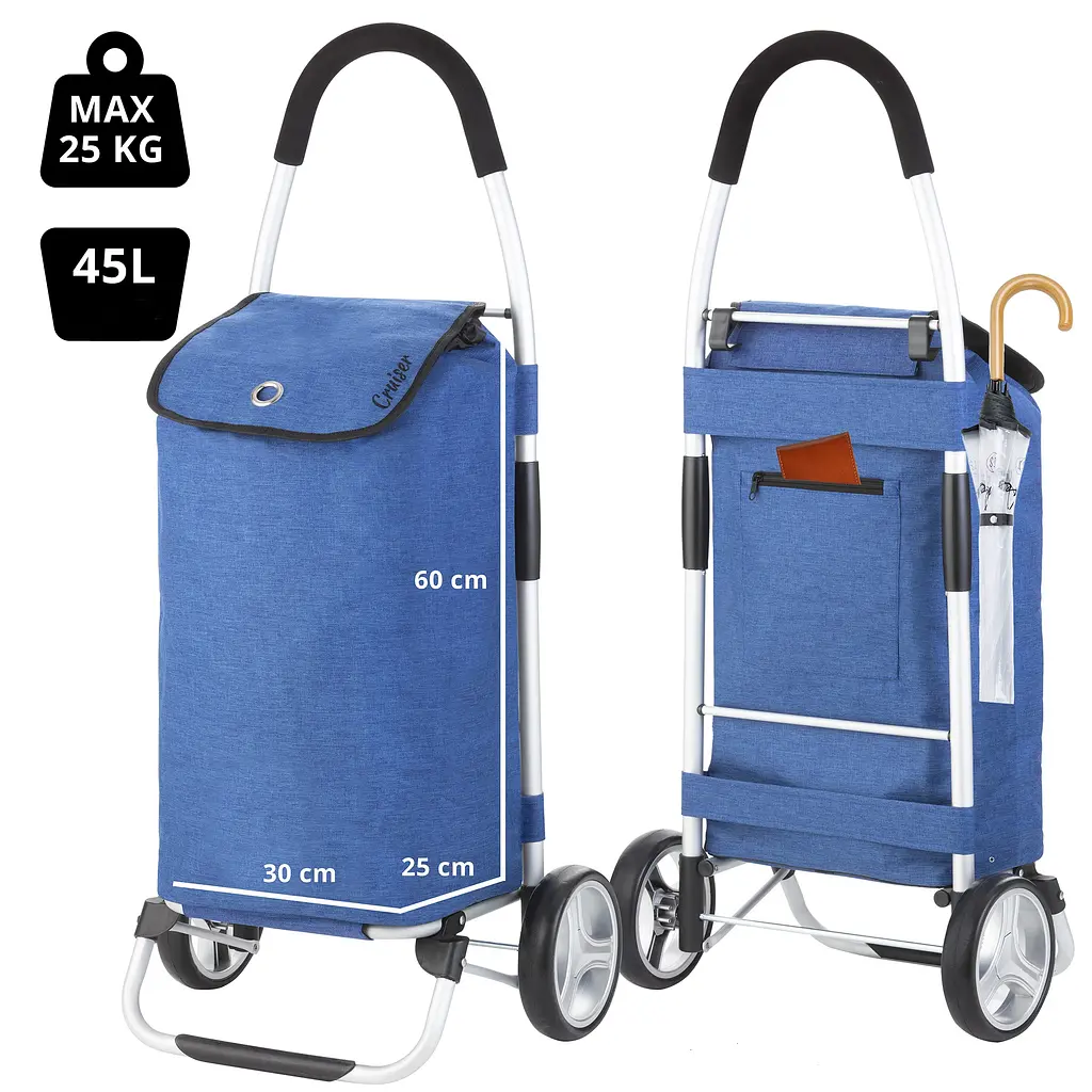 Сумка-візок ShoppingCruiser Foldable Blue (650061) (Special Offer) - фото 5