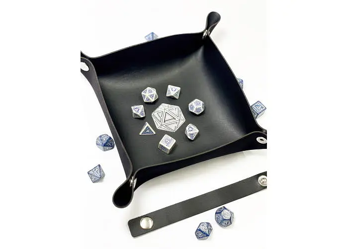 Настольная игра Планета Ігор Лоток для кубиков D20 (черный) (Dice tray D20 black) (pi-dt007) - фото 5