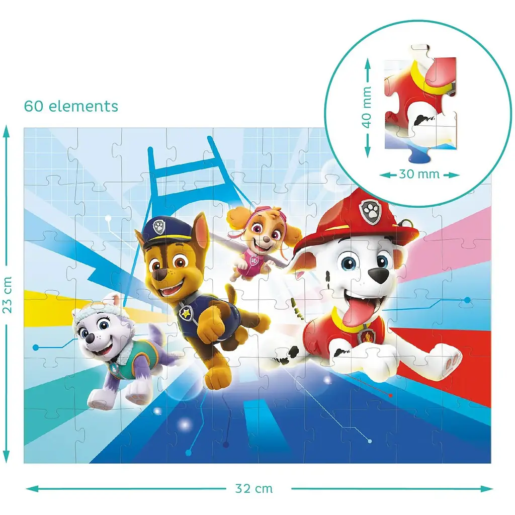 Пазл DoDo Paw Patrol, з фігуркою, 60 елементів, (200165) - фото 3