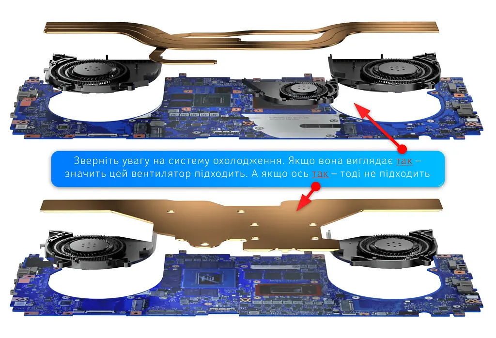 Вентилятор Asus (CPU2 fan 5V) кулер для моделей ноутбука ROG Zephyrus G16 GU605CX, GU605CR, GU605CP, GU605CW, GU605MZ, GU605MV, GU605MI, GU605MY (13NR0IS0M04011) Asus - фото 4
